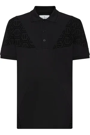 Philipp Plein Monogram piqu?? polo shirt
