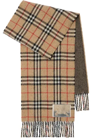 Burberry Reversible checked cashmere scarf