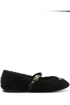 Moschino Logo-plaque ballet flats