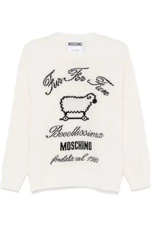 Moschino Intarsia-knit sweater