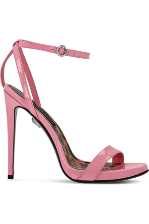 Philipp Plein 120mm leopard-print patent-leather sandals