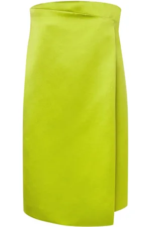 Serafini Strapless satin minidress