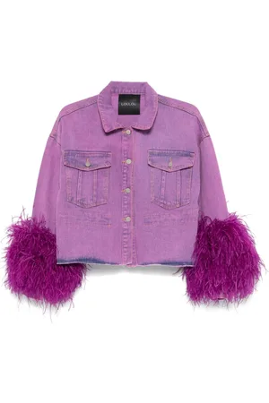 LOULOU Feather-detail jacket