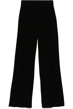 Patrizia Pepe Velvet wide-leg trousers