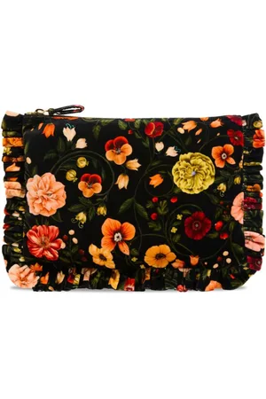 La DoubleJ Floral clutch bag