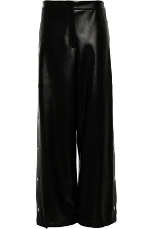 Stella McCartney Faux-leather trousers