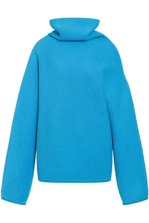 Serafini High-neck ribbed jumper
