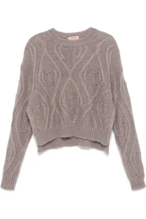 Twin-Set Logo-embossed sweater