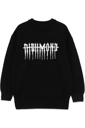 John Richmond Logo-jacquard jumper