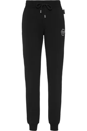 Philipp Plein Crystal-embellished track pants
