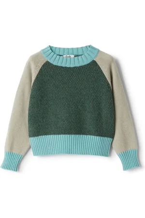 Il gufo Colour-block jumper
