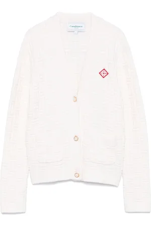 Casablanca Column Stitch cardigan