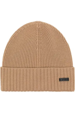 HUGO BOSS Ribbed-knit beanie