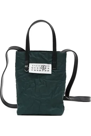Maison Margiela Mini logo-appliqu?? tote bag