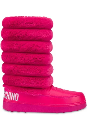 Moschino Logo-patch boots