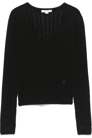Vince Pointelle-knit jumper