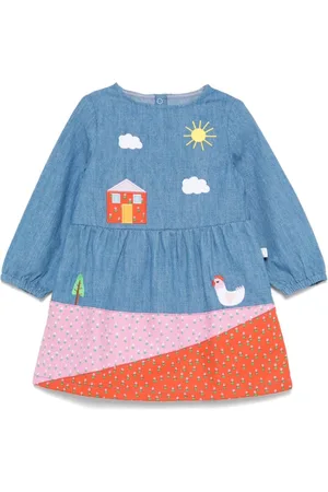 Stella McCartney Farmyard-appliqué dress