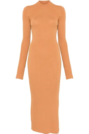 Patrizia Pepe Ribbed midi dress