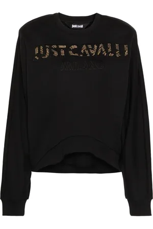 Roberto Cavalli Stud-detail cotton sweatshirt