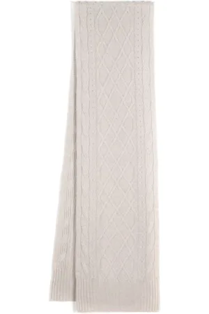 N.PEAL Chunky Cable scarf