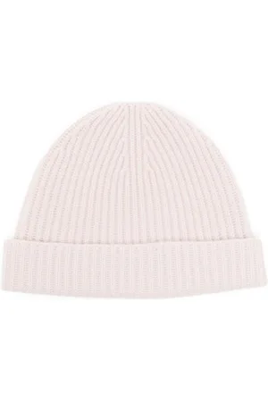 N.PEAL Cashmere ribbed beanie