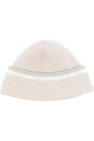 N.PEAL Sparkle trim beanie