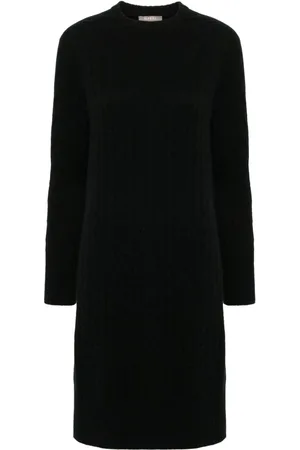 N.PEAL Cable-knitted dress