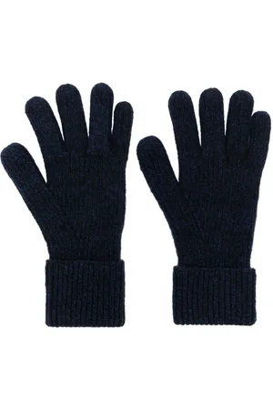 N.PEAL Ribbed cashmere gloves