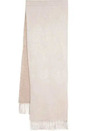 N.PEAL Doubleface woven scarf