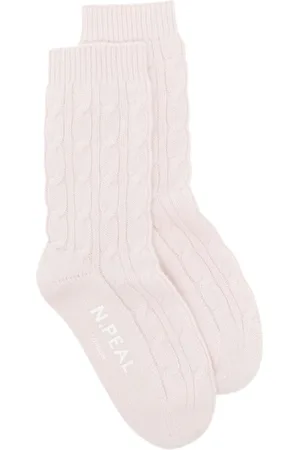 N.PEAL Cable house socks