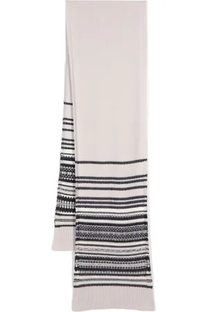 N.PEAL Gradual Fairisle scarf
