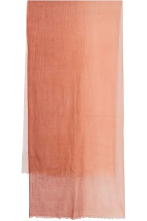 N.PEAL Dip-dyed cashmere scarf