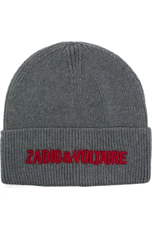 Zadig & Voltaire Logo-embroidered beanie hat