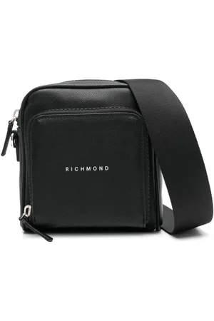 John Richmond Logo-print messenger bag
