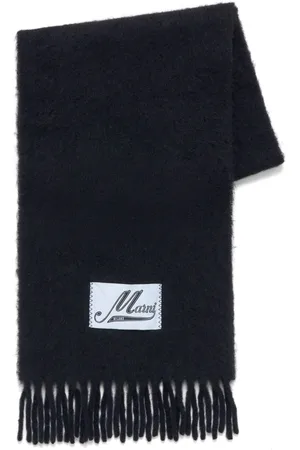 Marni Logo-appliqu?? scarf