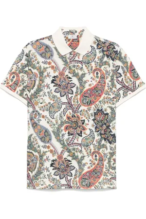 Etro Paisley-print polo shirt