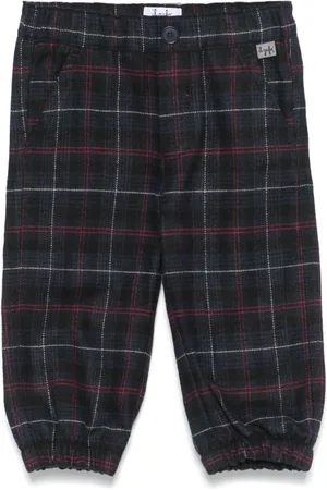 Il gufo Checked trousers