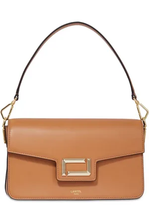 LANCEL Leather medium flap bag