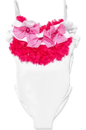 Selini Action Bow-embellished swimsuit