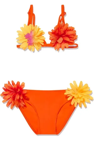 Selini Action Floral-appliqu?? bikini set