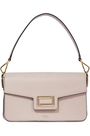 LANCEL Leather medium flap bag