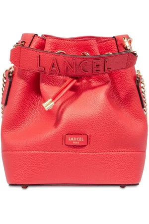 LANCEL Small Ninon De leather bucket bag