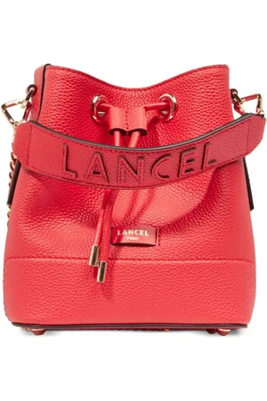 LANCEL Leather mini bucket bag