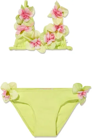 Selini Action Floral-appliqu?? bikini set