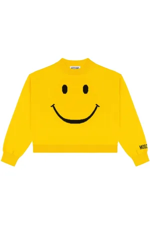 Moschino Intarsia-knit logo jumper