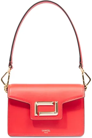 LANCEL Leather mini flap bag