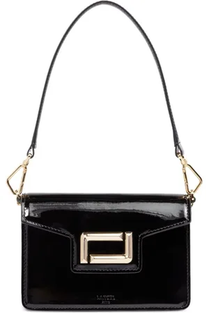 LANCEL Leather mini flap bag