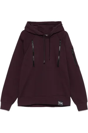 VERSACE Logo-patch hoodie