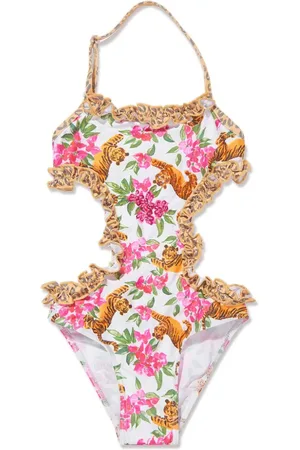 Selini Action Floral-print swimsuit