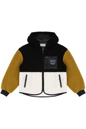 Moschino Teddy bear logo hooded jacket